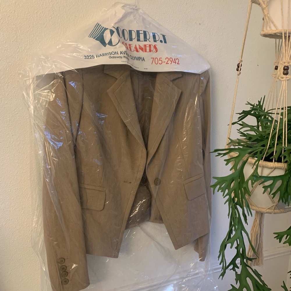 Tan Blazer, New York and Company, Size 2